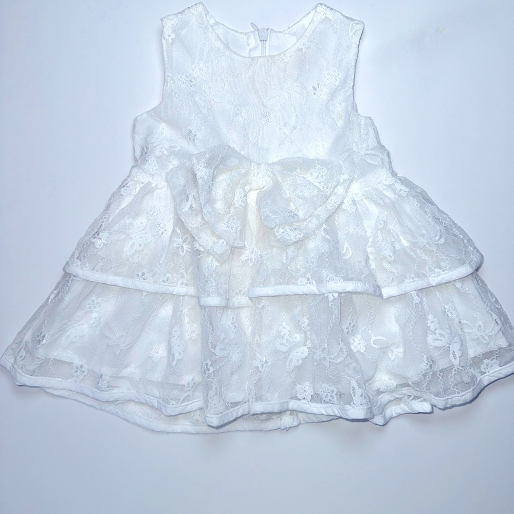 White dress baby girl